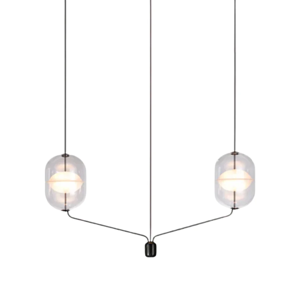 Indre Linear Pendant Lamp B1 by Rakumba Pendant Lamps